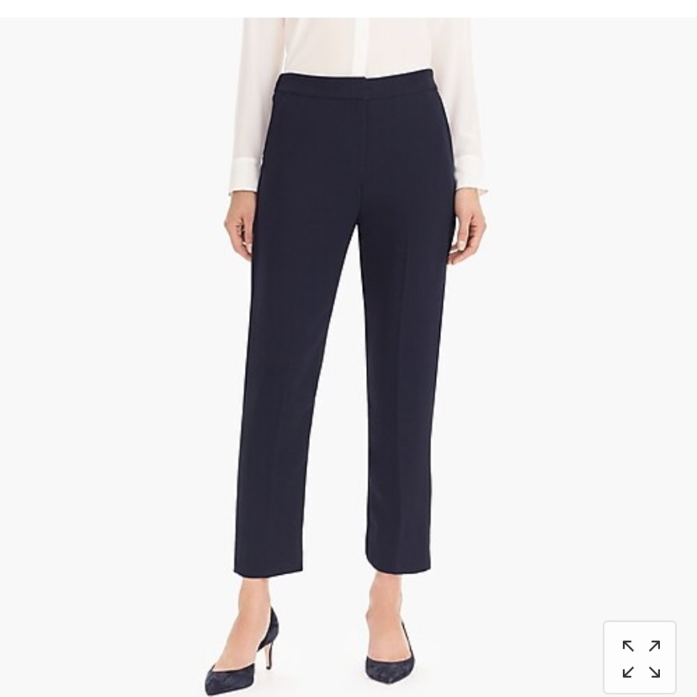 J. Crew pull on easy pant in navy